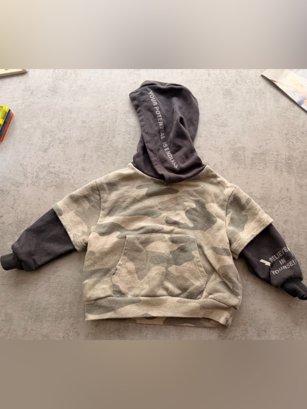 Kids Camo Hoodie